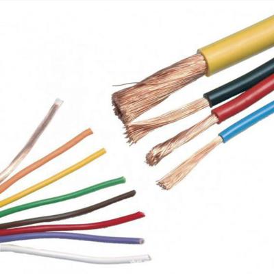 China Heating 2 To 24 Core RVV Power Cable Wires Fire Resistant PVC Insulated Copper Conductor Control Cable for sale