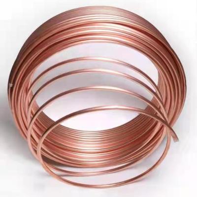 China Air Condition Or Refrigerator Pancake Coil Copper Tube / Copper Pipe Tube 99 Cu 9 Copper Tube For Air Conditioner for sale