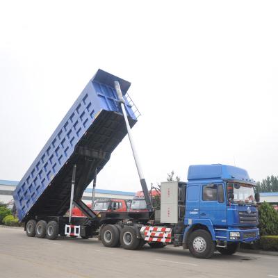 China BERKLEY Rear Suspension Dump Truck Dump Truck Semi Mechanical Trailer Dumper Transport Cargo Truck Trailer for sale