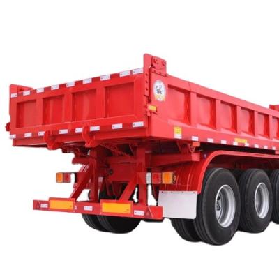 China BERKLEY 3 Axle Industrial Equipment Transportation Mechanical Truck Trailer Suspension Truck Trailers End Dump Semi Trailer for sale