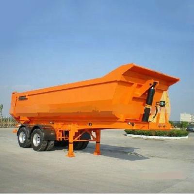 China Truck trailer BERKLEY 80 ton 2 3 4 axle dump U-trailer dumping tipper trailer after dumping dump semi trailer for sale for sale