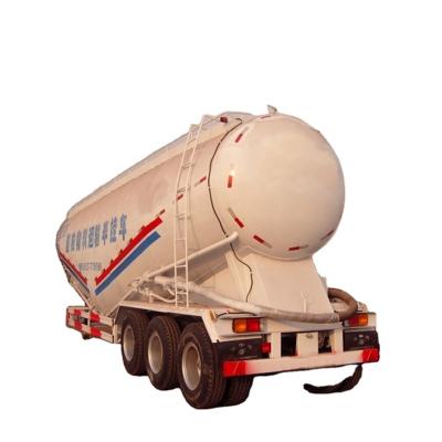 China BERKLEY 3 Axle Bulk Cement Tank Pneumatic Truck Trailer Fly Ash Cement Bulker Silo Tanker Semi Truck Trailer For Sale for sale