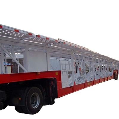 China Truck Trailer BERKLEY 2 3 4 Axles 80 Tons Double Decks 10 Car Transport Vehicle Carrier Semi Trailer for sale