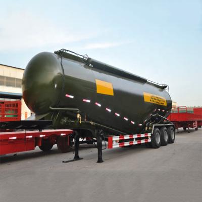 China BERKLEY 3 truck trailer 4 axles powder bulker transport equipment silo tank cement transporter trailers bulk semi truck trailer for sale for sale