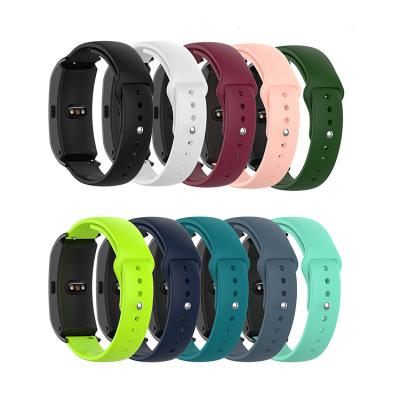 China Watch Band 18mm Rubber Silicone Strap Huawei Rubber For Huawei Smart Watch 1 / Honor S1 for sale