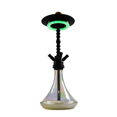 China Hot Selling Portable Led Hookah Refillable Best Led Hookah Shisha Hookah 6 Inch Various Led Base for sale