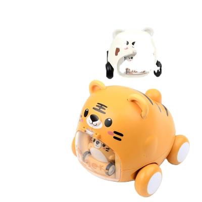 China Hot Cute Inertial Car Parent-child Slingshot Car Cartoon Super Toy Pets Cartoon Car Diecast Interactive Toys Cute Hot Children's Toys for sale