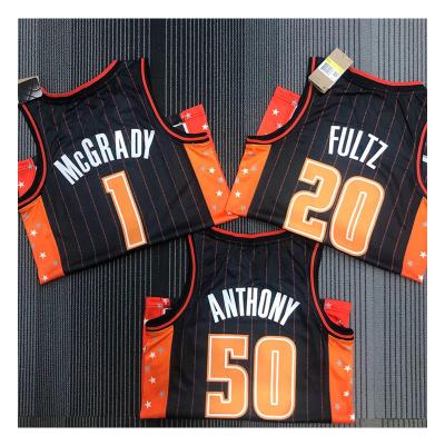 China 1 Tracy McGrady Magic Basketball Jersey Cole Anthony City Edition Embroidery Antibacterial Wear 1 50 20 Markelle Fultz Sports Invest Uniform for sale