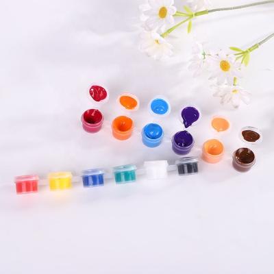 China Acrylic Paint 12 Color Set Art Craft Paint Supplies for Canvas Wood Ceramic Rock Painting, Rich Pigments for sale