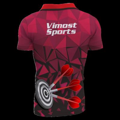 China Wholesale Mens Breathable Darts Shirts Wear Sports Clothing Reflective Men Print Darts Shirt OEM for sale