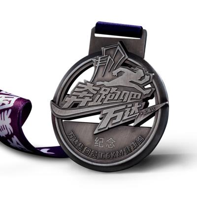 China Europe Manufacturers Design Custom Color Half Marathon 5k 10k 21k Fun Race Runner Finisher Sports Medal for sale