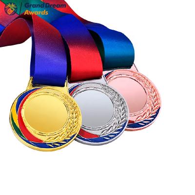 China New Europe design blank insert metal medal with enamel color for sale