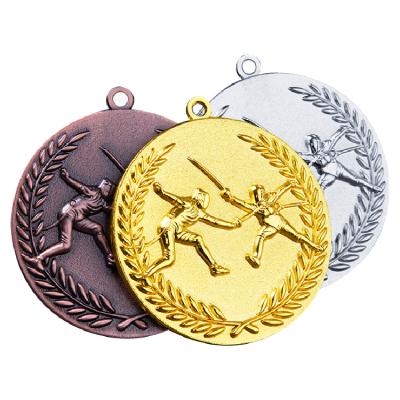 China Europe's Big Dream Awards Solid Metal Closing Medals and High Relief Medallion with Neck Ribbon for sale