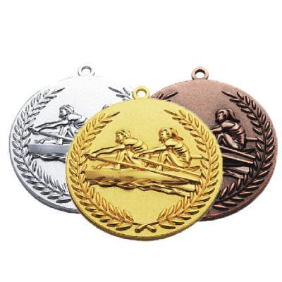 China Europe Rowing Medals Rowing Metal Plate Custom Back With Definable Content for sale