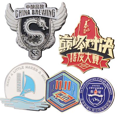 China Custom Metal Europe Pin Badge Enamel Lapel Pin Gold Plated Brooch Lapel Pin for sale