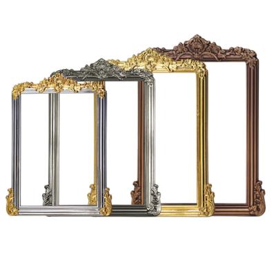 China Plastic brand new style plastic frame for wooden plaque plate frame for wooden plaques around photo fram for sale