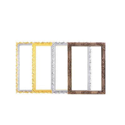 China Plastic brand new style plastic frame for wooden plaque plate frame for wooden plaques around photo fram for sale