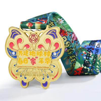 China Lovely Europe Butterfly Shape Family Day Gathering and Family Carvinal and Fiesta Medals and Medallions for sale