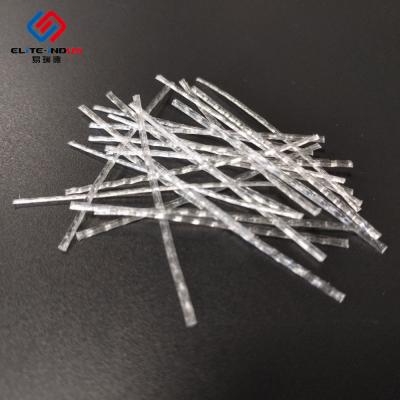 China White Concrete Reinforcement Fiber Anti Cracking Synthetic Polymer MacroFiber for sale