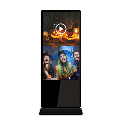 China Large 86inch Multi touch function Windows system floor stand advertising kiosk digital signage display machine for sale