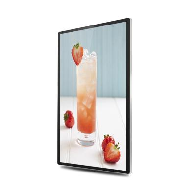 China New 4K HD Wall Mounted Hanging 27Inch Touch Screen Windows System Smart LCD Advertising Kiosk Display Machine for sale