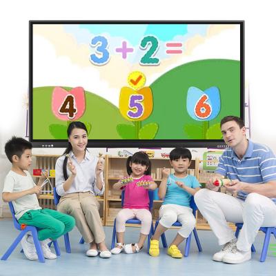 China Intelligent Customizable System 65 Inch School Electronic Smart Board Interactive Whiteboard Classroom Education Equipment for sale