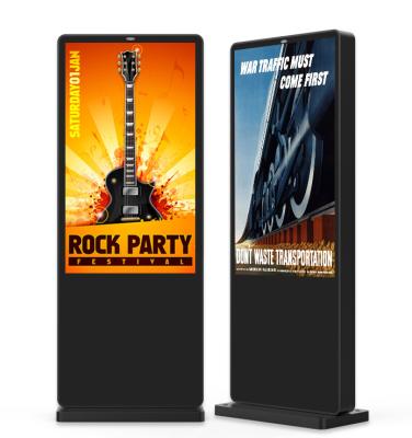 China Hot Product 43 50 55 Inch Indoor Waterproof Full Color Multi Touch Screen Digital Signage Display Outdoor Advertising kiosk for sale