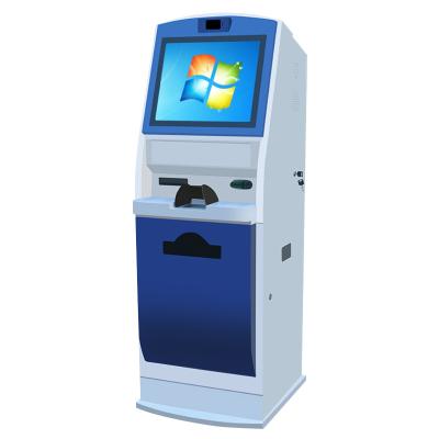 China Long Standby Library Station Airport School All In One 21.5Inch Customizable Self Service Bill Payment Kiosk With Printer for sale