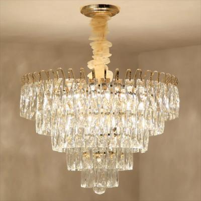 China Contemporary Luxury Villa Hotel Style Element Factory Design Indoor Crystal Modern LED Chandelier for sale