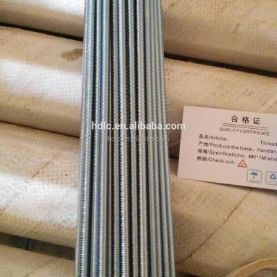 China Q195 Customize Steel Threaded Rod , Stainless Steel Threaded Rod Bar for sale