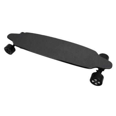 China Adult Deo Best Quality Black 4 Wheels Electric Longboard Skateboard Panther 36v 6.6ah 1200w Motors Fastest Speed ​​40km/h for sale