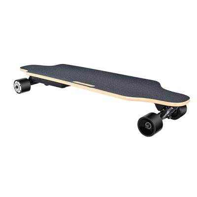 China Wholesale Unisex Canadian Maple Double Motor Electric Longboard Skateboard for sale