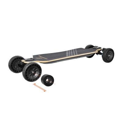 China Adult Deo New All Terrain Electric Skateboard With Off Road And Street Wheels for sale