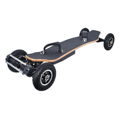 China Deo Cheap Off Road Electric Skateboard Adult All Terrain Professional Longboard With Remote Fat Tire Waterproof Double Motor for sale