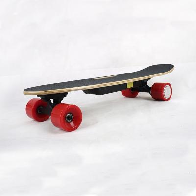 China Deo The Most Stable Quality Maple Board Single Motor Electric Skateboard On Sale Hub Motor Skateboard With Replaceable Motor Wheel for sale