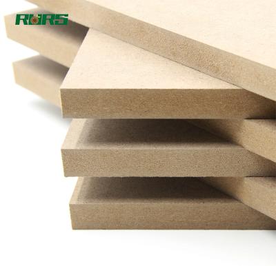 China Best Selling Hot Moisture Proof White Surface Finishing HDF Wood Color 10mm MDF Fiberboard Sheet Plywood For Decoration for sale