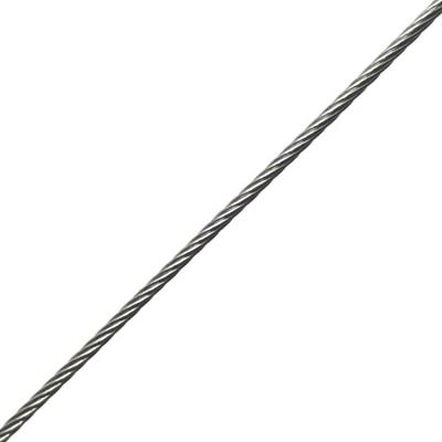 China Factory Price High Tensile Steel Wire Rope SS304 Stainless Steel Rope Manufacturing Wire Rope 1.5mm/2mm/3.5mm for sale