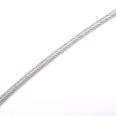 China Stainless Steel Wire Rope Netting Nylon Coated Stainless Steel Wire Rope 7*7 0.5-3mm For Greenhouse SS304/316 for sale