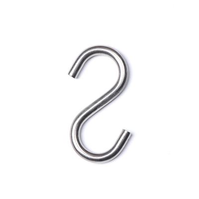 China Heavy Industry SS304/316 Stainless Steel Hanger S Hook 2mm-8mm Shape Metal S Hook for sale