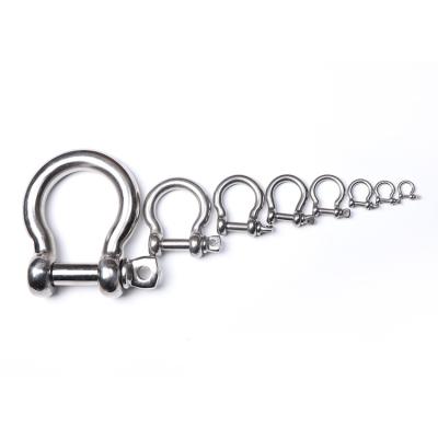 China American Heavy Industry M4~M38 SS304/316 Stainless Steel Shackle Shackle Arch Rigging Shackle for sale