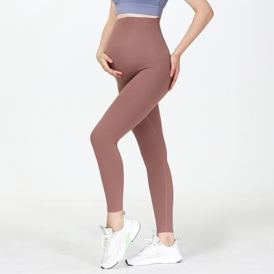 China High Waist Breathable Bellies For Pregnant Women Maternity Leggings Pants Pregnant Gym Yoga Pants for sale