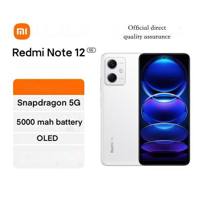 China Dual SIM Card New Arrivals xiaomi phone redmi note 12 smart 5G 33W instant charge for sale