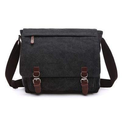 China Wholesale High Quality Men's Shoulder Bags Men's Messenger Canvas Messenger Bag for sale