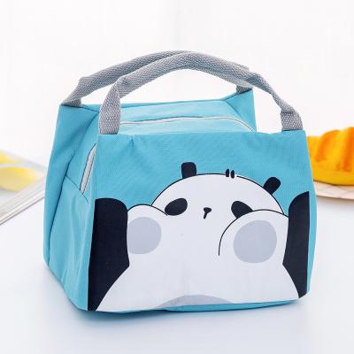 China Fashionable Cute Cartoon Students Waterproof Lunch Bag Kids Lunch Bags For School Children for sale