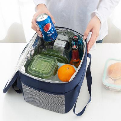 China Eco-Friendly Can Be Customized Wholesale Logo Lunch Bag Rollover Heat Preservation Lunch Box Bag for sale