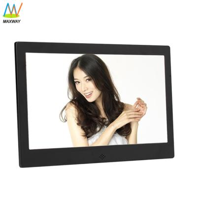 China Aluminum Clock Case 10 Inch Mp3 Mp4 Video Playback LCD Digital Electronic Picture Frame for sale