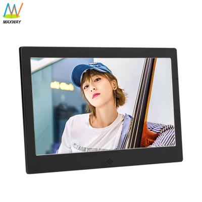 China 10.1 Inch Clock Hanging Hd Digital Ultra Thin Picture Frame With Motion Sensor for sale