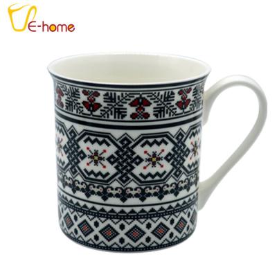 China Color Simple Ethnic Style Uninverted Ceramic Mugs for sale