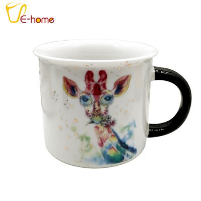 China Decal is Vivid Effect Ceramic Mug Embossed Custom MUG M063 for sale