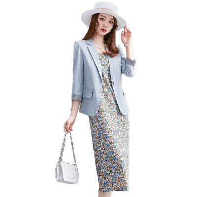 China Anti-Wrinkle Suit Dress Business Promotional Women Skirt Sets Anti-Wrinkle Breathable Wrinkle Free Anti-Shrink Suits for sale